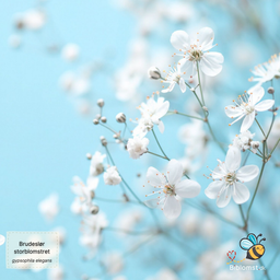 Storblomstret Brudeslør -  mix - Gypsophila elegans