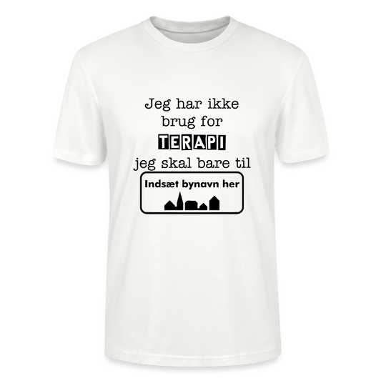 Økologisk unisex-T-shirt (både til kvinder og mænd) - hvid